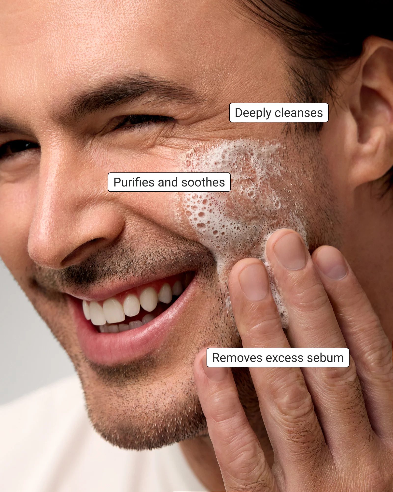 5 in 1 Purifying & Refreshing Cleanser - Men Gel - Image 11